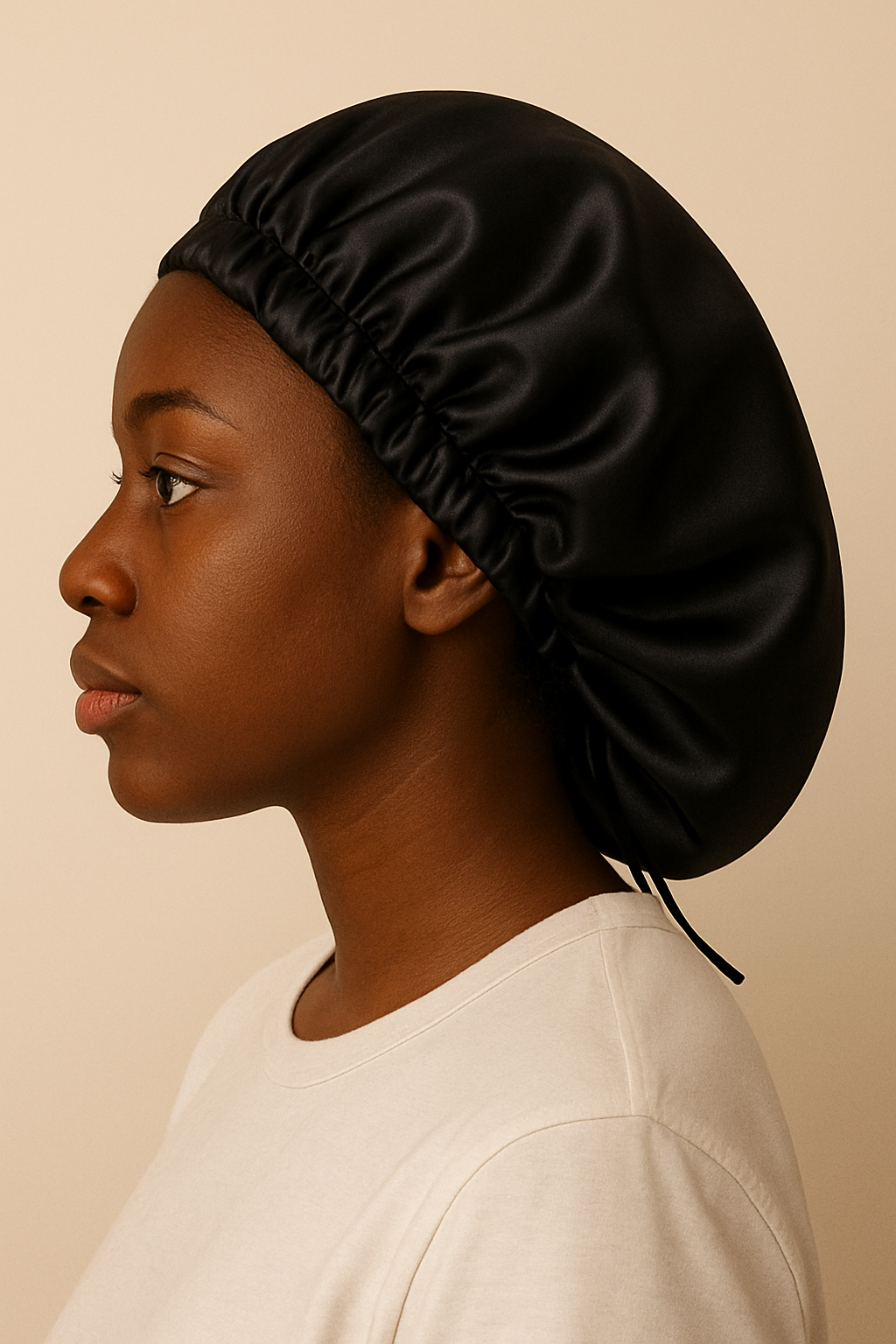 Bonnet en satin